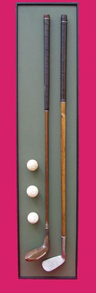 Enmarcación de palos de golf