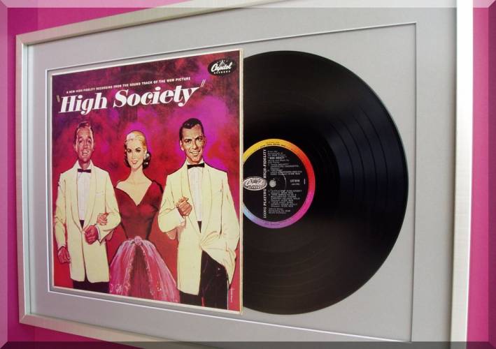 Disco de vinilo High Society de Frank Sinatra